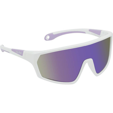 Ugly Fish Kids PUTW568 TWEEN - White/Purple Mirror Polarised Lenses