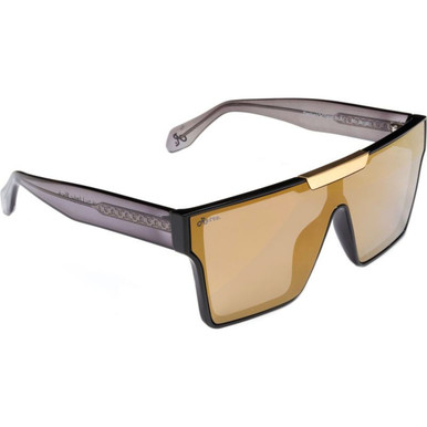 Ugly Fish Flashback PR4320 - Shiny Black/Bronze Mirror Polarised Lenses