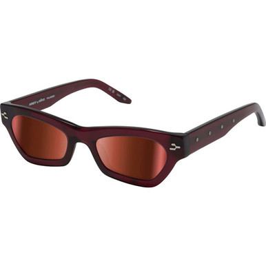 NRGY By Revo Lynx - Burgundy/Drive Mirror Polarised Lenses