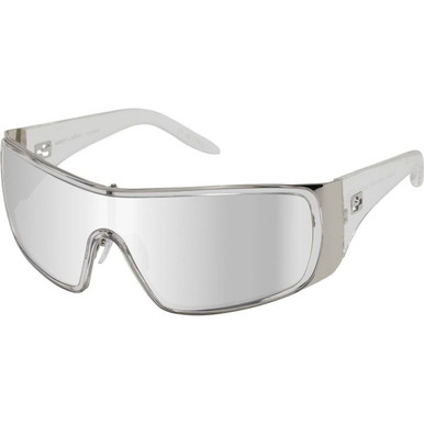 NRGY By Revo AV-Coat - Crystal Chrome/Stealth Mirror Polarised Lenses