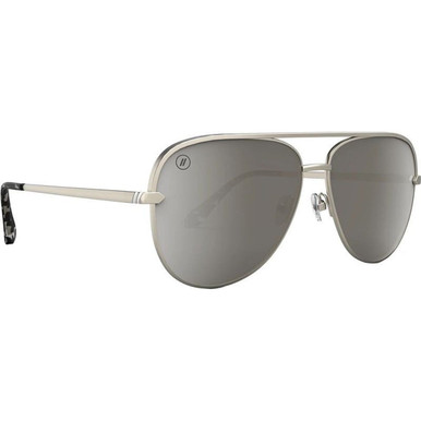 Blenders Shadow - Matte Silver/Platinum Mirror Polarised Lenses