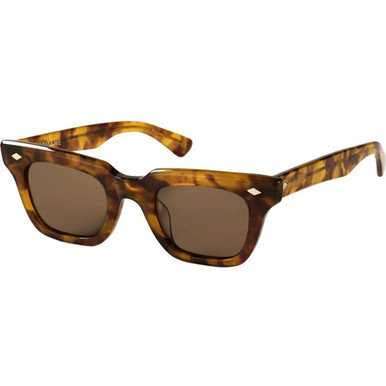 Epokhe Stereo - Polished Light Tortoise/Bronze Polarised Lenses
