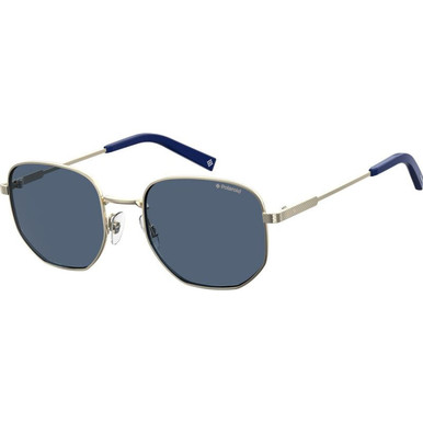 Polaroid PLD 2081/S/X - Light Gold/Blue Polarised Lenses