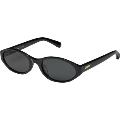 Quay Australia Aura Points - Black/Smoke Lenses