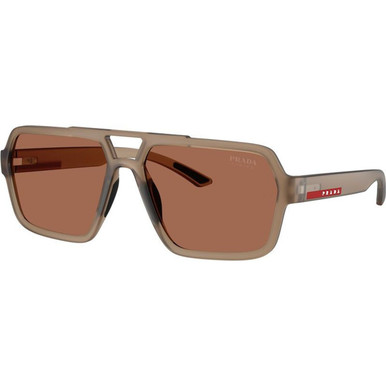 Prada Linea Rossa PSA06S - Transparent Brown/Brown Tuning Lenses