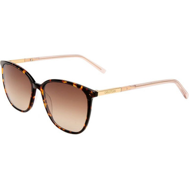 Oroton Coral - Signature Tort and Soft Pink/Brown Gradient Lenses