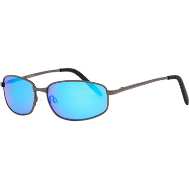 Ritual Vision Californication - Polished Gunmetal/Blue Mirror Lenses
