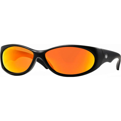 Ritual Vision Demon Speed - Matte Black/Orange Mirror Polarised Lenses