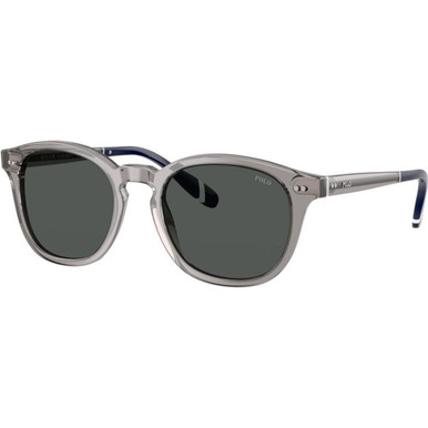 Polo Ralph Lauren PH4206 - Shiny Transparent Grey/Dark Grey Lenses