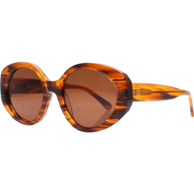 Reality Eyewear Luxe Second to Midnight - Bark/Brown Lenses
