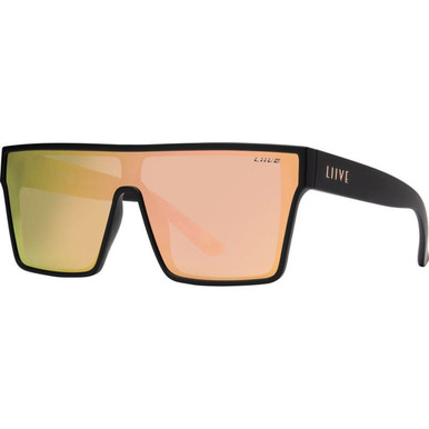 Liive Wasteland, Matte Black/Pink Mirror Lenses