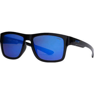 Liive Kids Harry - Black/Blue Mirror Polarised Lenses