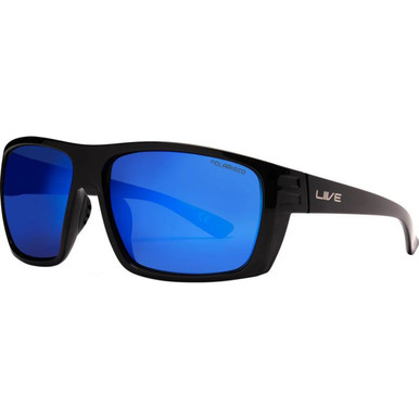 Liive Morten X - Black/Blue Mirror Polarised Lenses