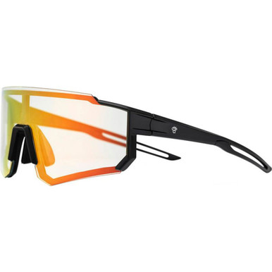 CHPO Siri - Matte Black/Red Photochromic Mirror Lenses