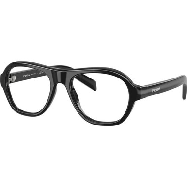 Prada Glasses PRC12V - Black/Clear Lenses 54 Eye Size