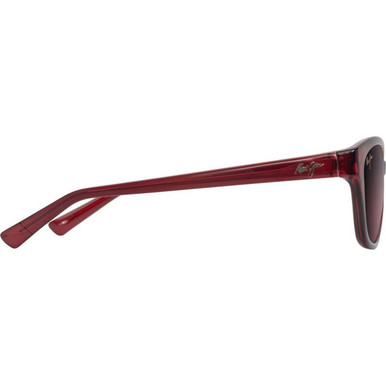 Shop Maui Jim Punono Sunglasses Burgundy/Maui Rose Polarised display picture 1