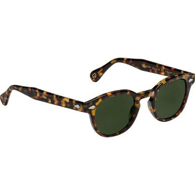 Moscot Lemtosh - Tortoise/G15 Glass Lenses 49 Eye Size