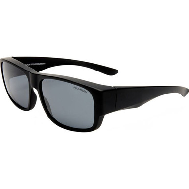 Cancer Council Halton - Black/Smoke Polarised Lenses