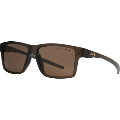 Liive Axis X - Matte Xtal Army/Brown Polarised Lenses