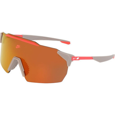 Nike Limitless Shield, Grey/Orange Mirror Lenses