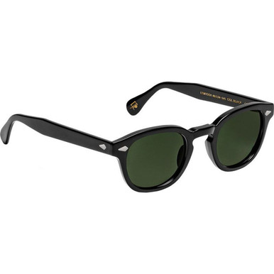 Moscot Lemtosh - Black/G15 Glass Lenses 46 Eye Size