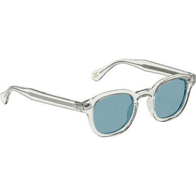 Moscot Lemtosh - Crystal/DG-37 Blue Glass Lenses 46 Eye Size