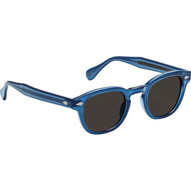 Moscot Lemtosh - Sapphire/Grey Glass Lenses 49 Eye Size