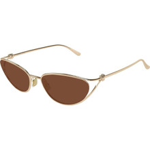 Bottega Veneta BV1218S 002 Sunglasses Havana Cat Eye Frame, Brown Lenses Bottega Veneta BV1218S 002 - Sunglasses for Woman - LookerOnline main image 3