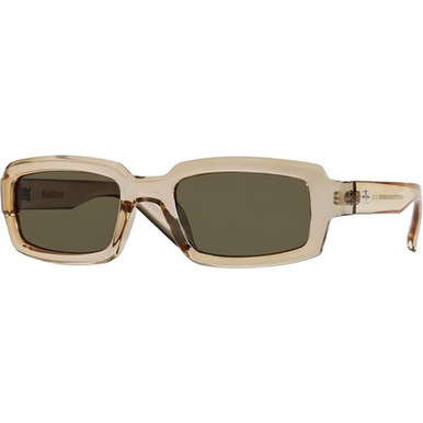 Ritual Vision Interceptor - Crystal Stone/Olive Polarised Lenses