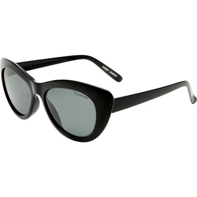Cancer Council Kids Rabbit - Black/Smoke Polarised Lenses