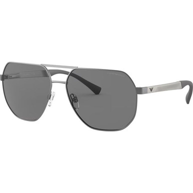 Emporio Armani EA2099D - Matte Gunmetal/Grey Polarised Lenses