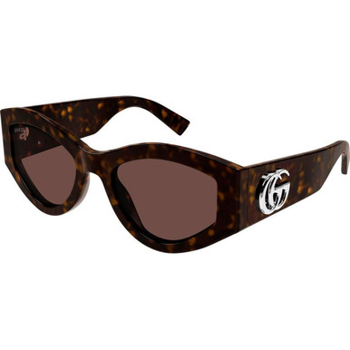 GUCCI GG1951S - Havana/Brown Lenses