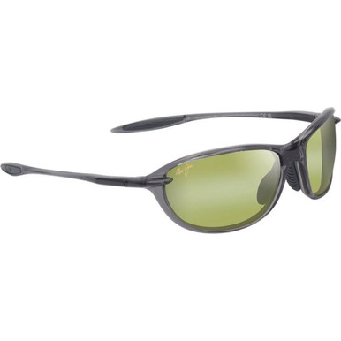 Maui Jim Ho'okipa Ultra R - Shiny Metal Transparent Grey/Maui HT Polarised Lenses