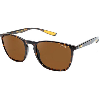Zeal Optics Gypsum - Matte Havana/Copper Polarised Lenses