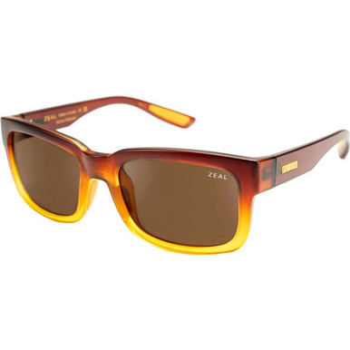 Zeal Optics Yampa, Matte Amber Fade/Copper Polarised Lenses