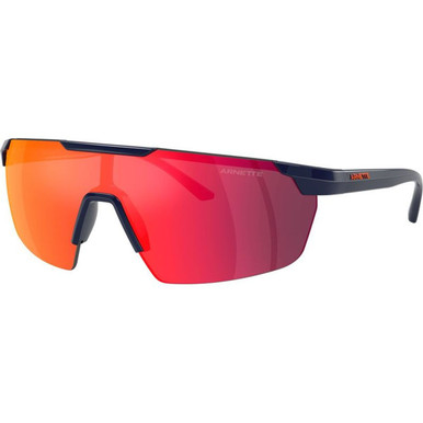 Navy Blue/Red Mirror Lenses