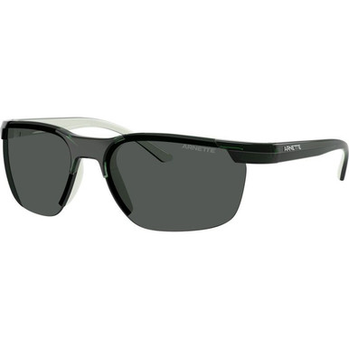 Arnette AN4370, Green and Metallic Green/Dark Grey Lenses