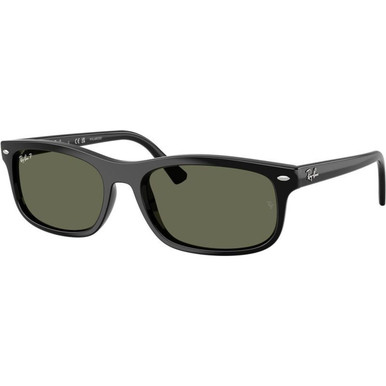 Black/Green Polarised Glass Lenses