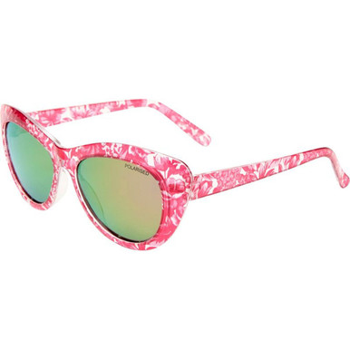 Cancer Council Kids Rabbit - Pink Floral/Pink Mirror Polarised Lenses