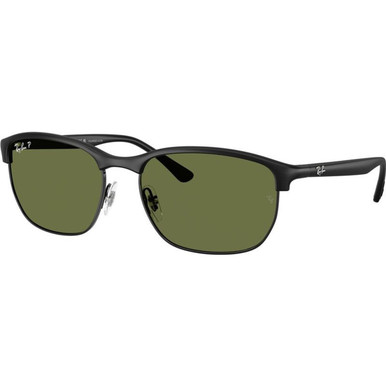 Sand Black/Green Polarised Lenses