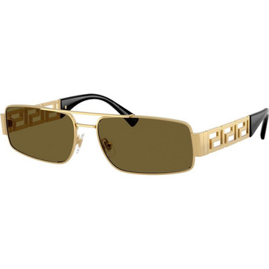 Versace VE2257 - Gold/Dark Brown Lenses