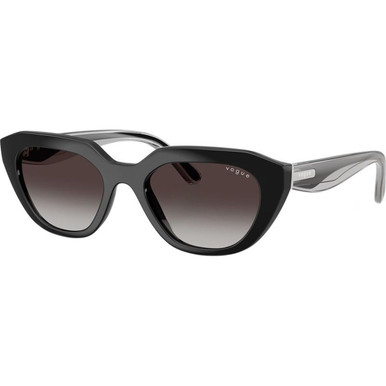 Vogue Eyewear VO5711S - Black/Grey Gradient Lenses