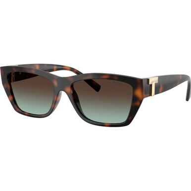 Tiffany & Co. TF4255U - Havana/Brown Azure Gradient Lenses