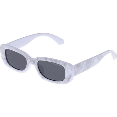 OUTLET Cancer Council Kids Budgie (O) - White Seashell/Smoke Lenses
