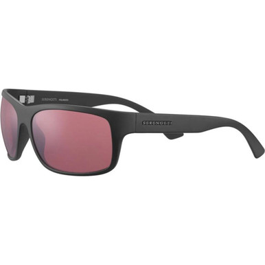 Serengeti Pistoia - Matte Black/Sedona Bi-Mirror Photochromic Polarised Glass Lenses