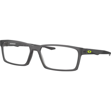 Oakley Glasses Overhead OX8060, Satin Grey Smoke/Clear Lenses 57 Eye Size