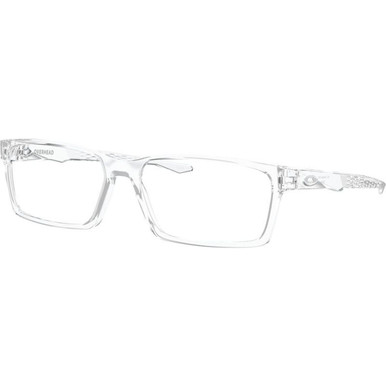 Oakley Glasses Overhead OX8060, Polished Clear/Clear Lenses 57 Eye Size