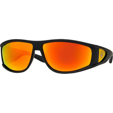 Ritual Vision The Vacationer, Matte Black/Orange Mirror Polarised Lenses