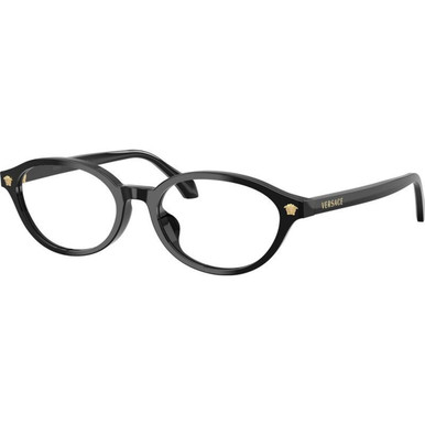 Versace Glasses VE3393D - Black/Clear Lenses