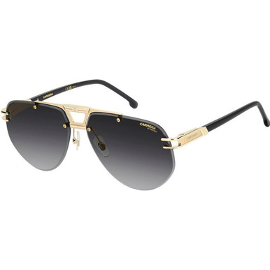 Carrera 1087/S, Gold and Black/Dark Grey Gradient Lenses